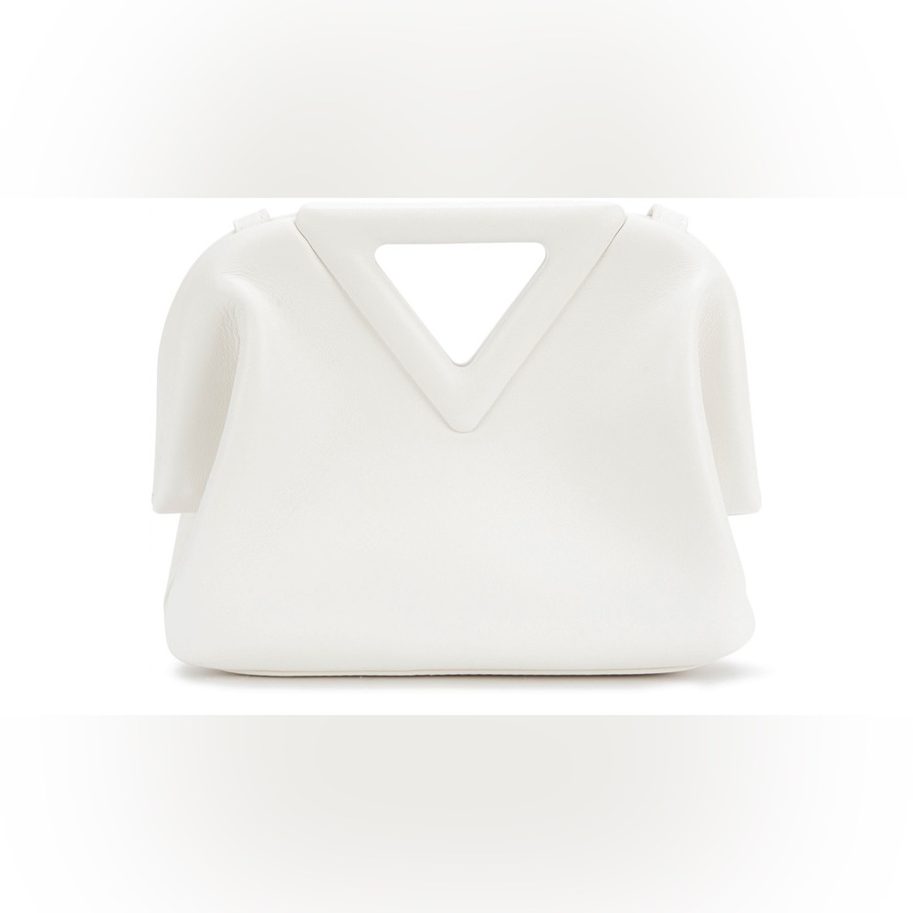 Bottega Veneta small point bag in Chalk/silver